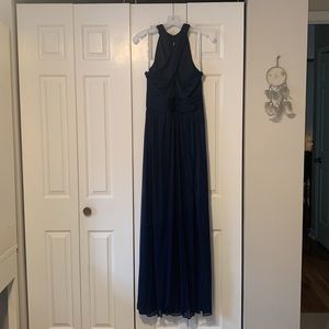 David’s Bridal Bridesmaid Dress - Marine - size 6 - NWOT